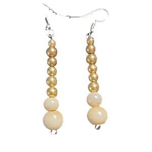 💥4 for $20💥Gold Faux Pearl Drop Earrings